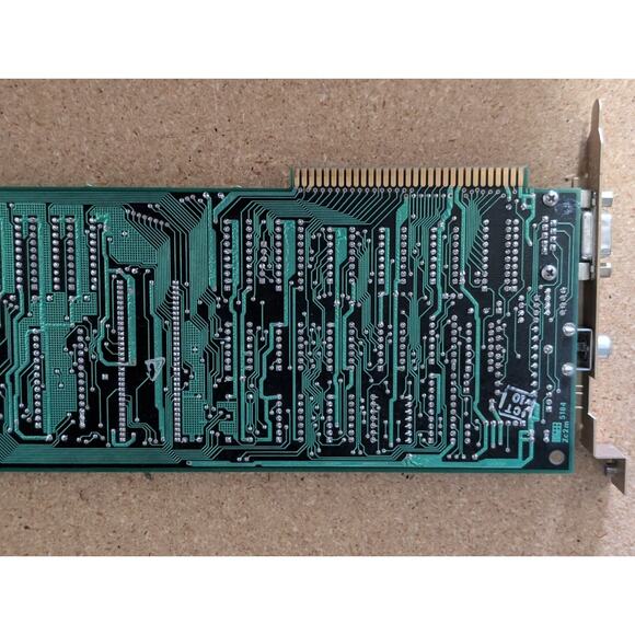 Vtg Compaq VDU Controller Board Video Graphics Card 000033-001 Rev E 1984 ISA - Picture 8 of 8